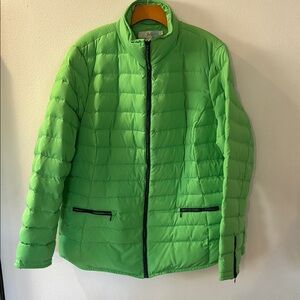 Boden Green Puffer Jacket Womens size 18